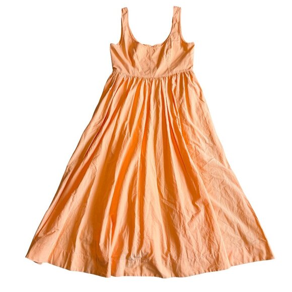 cinq a sept Dresses & Skirts - Cinq a Sept Kilah Orange A-Line Dress Sleeveless Defined Waist Size 10 Women's